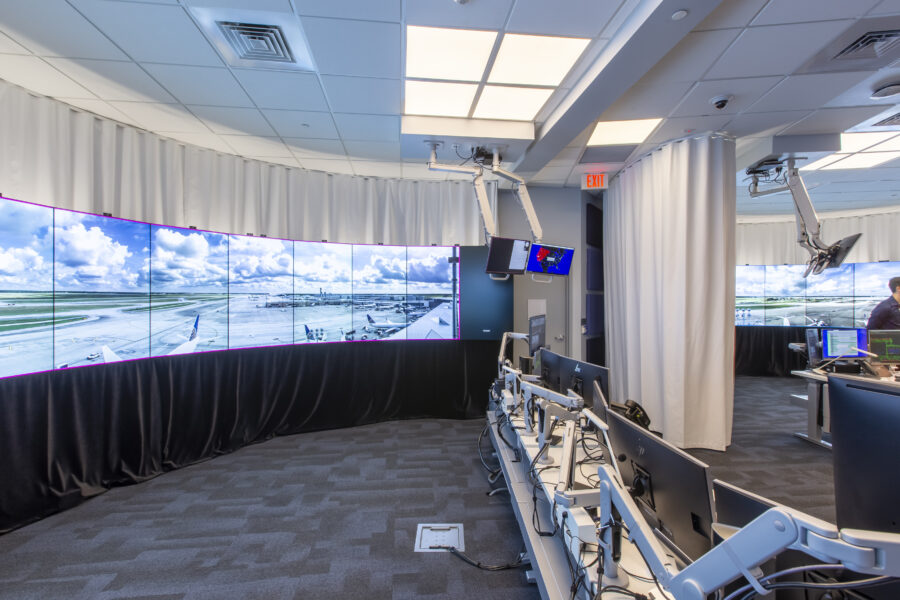 Virtual Ramp Control Tower and Command Center HarrisonKornberg Architects