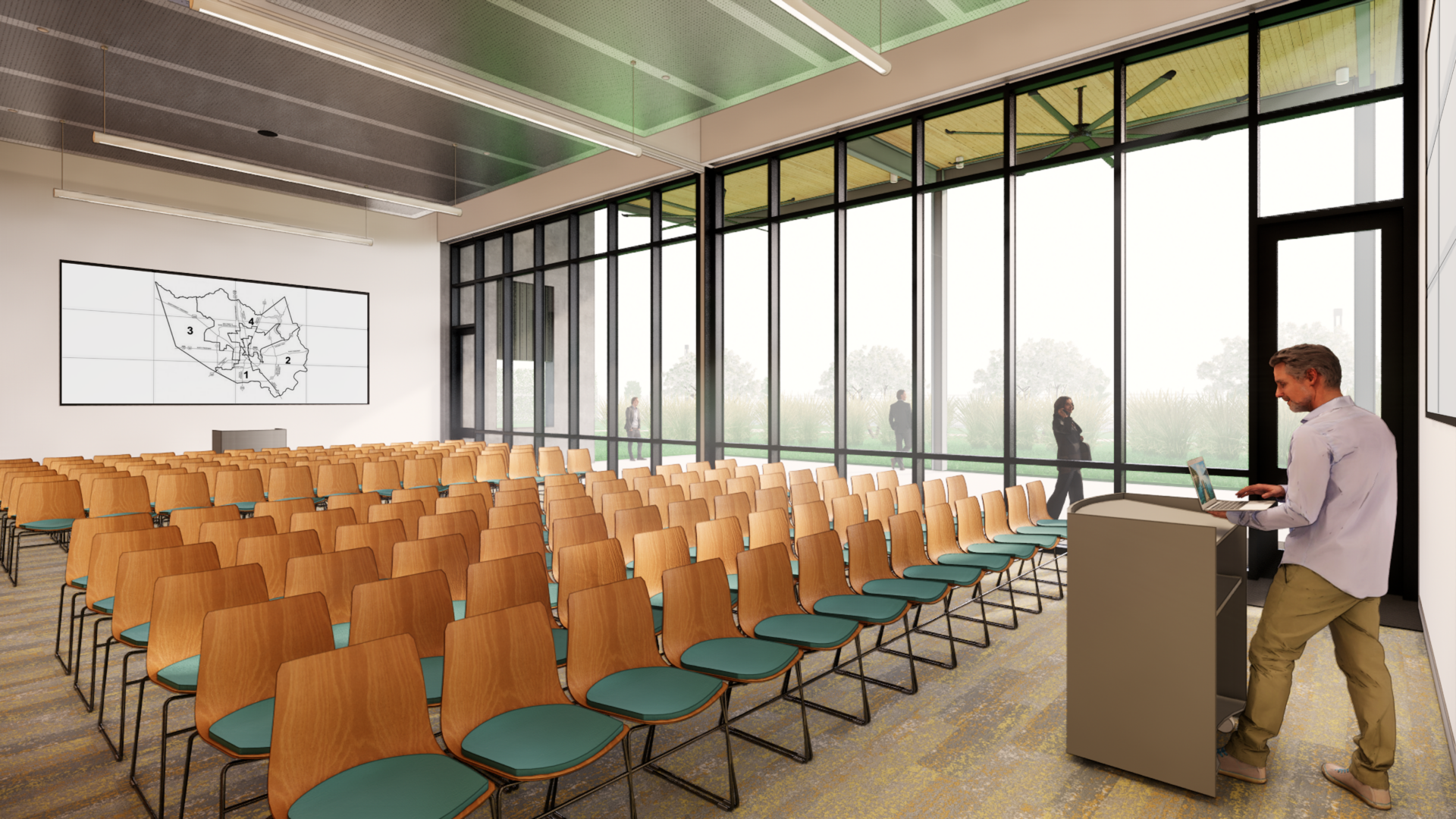 POASC Interior 03 Multipurpose Room Rendering