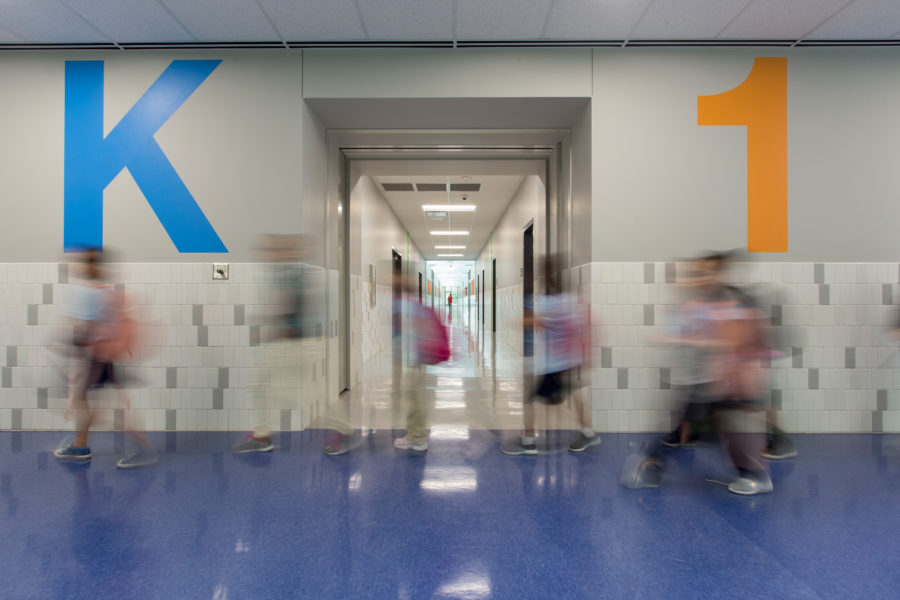 Sam Houston Elementary Hallway