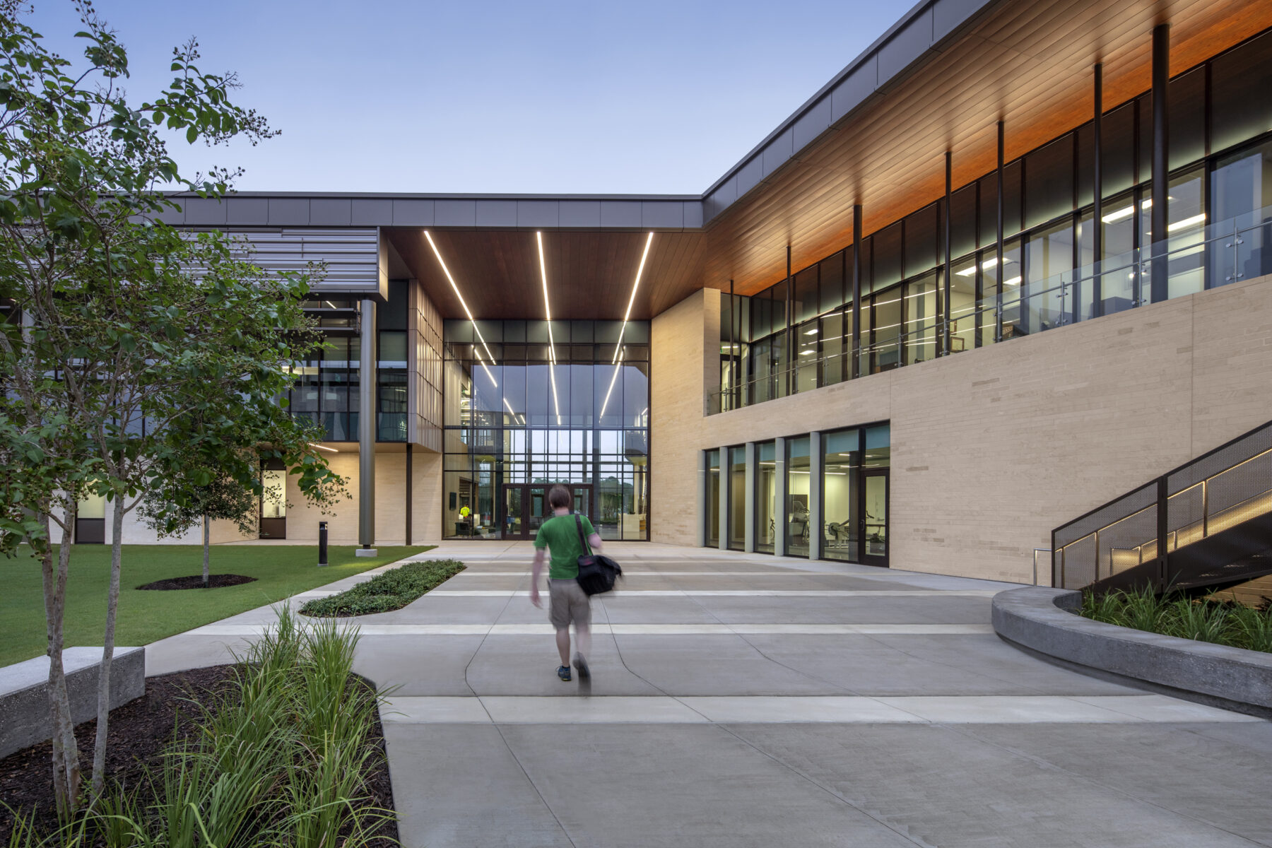 UHCL Rec and Wellness Back Entrance